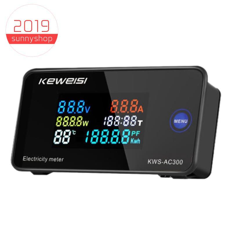 [Bestseller S] KEWEISI , KWS-AC300 Voltímetro Digital AC 50-300V Tensão 45-65Hz Medidor De Energia LED Wattímetro 0-10A