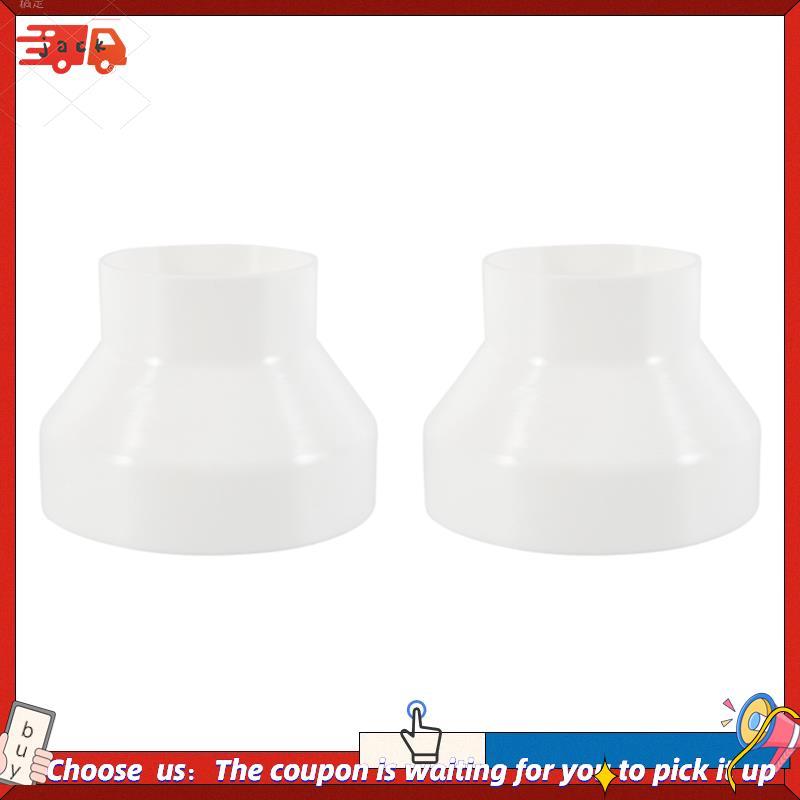 Brs06 A 4 Polegada Redutor De Duto Aumentador ABS Adaptador De Ar Ventilador Ou Secador Ventilação Conector De Tubo 2 Pc