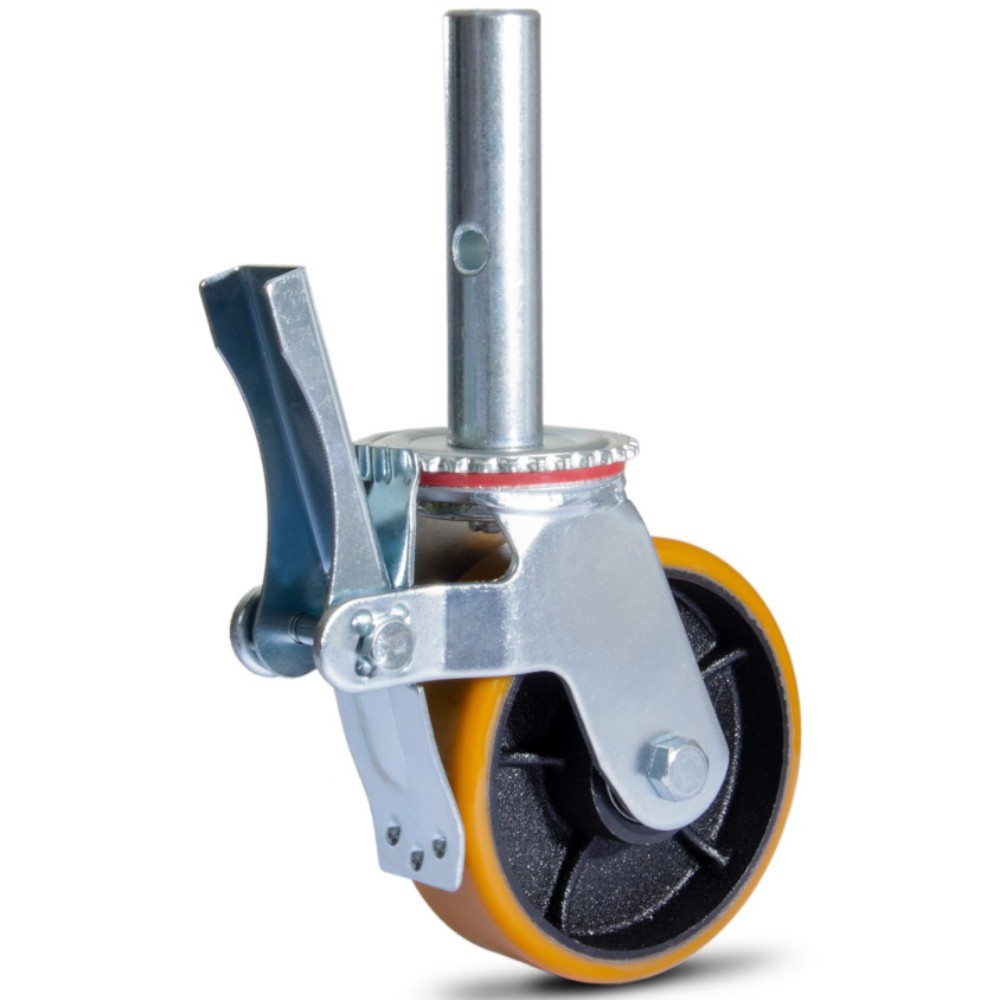 Rodízio giratório para andaime com freio 6" PU moldado - GLEF.62.PF.E - Colson