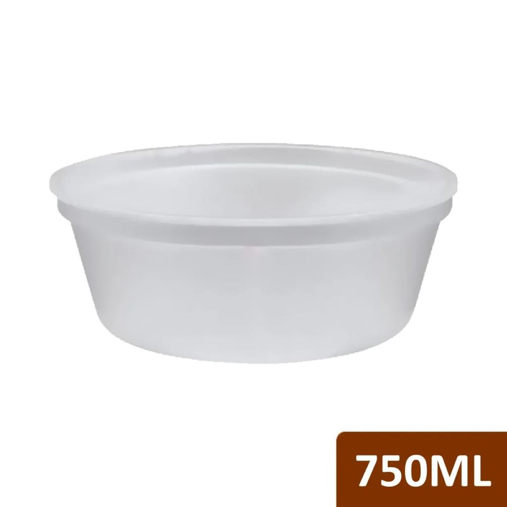 Marmitex de Isopor 102 750mL Branca sem Tampa C/100 Copobras