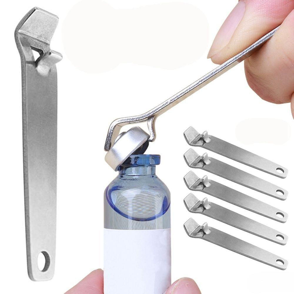 Abridor de garrafas manual, utensílio de cozinha para penicilina, dispensador de líquidos orais, abridor de garrafas de