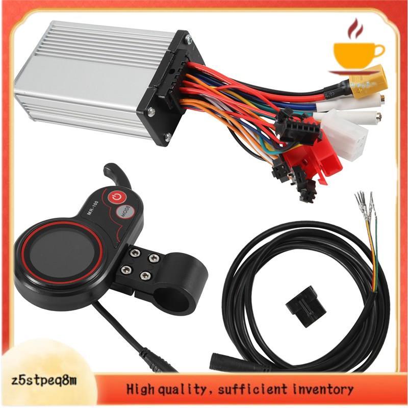 Controlador 36V 500W + Medidor De Painel Com Display LCD MR-100 Para Kit De Peças De Scooter Elétrico