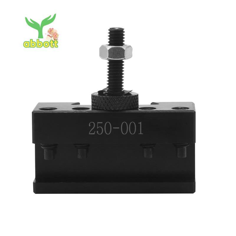 [Quick A] 250-001 Suporte De Ferramenta De Torno Cnc Troca Rápida Kit De Cortador De Poste Conjunto De Barra Chata Chave