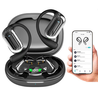 Fones de Ouvido Sem Fio Bluetooth 5.3 com Tradução em Tempo Real por IA, Tela Digital e Controle por Voz