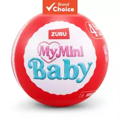 Ovo Surpresa Mini Baby (Vermelho) da ZURU - Caixa Misteriosa / Boneca Gashapon Colecionável com Acessórios, Indicado