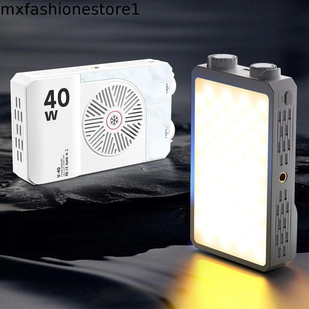MXFASHIONE Mini Lâmpada De Vídeo LED , Luz De Câmera 40W 2800-9000K , Preenchimento Portátil Com De 3 Cores
