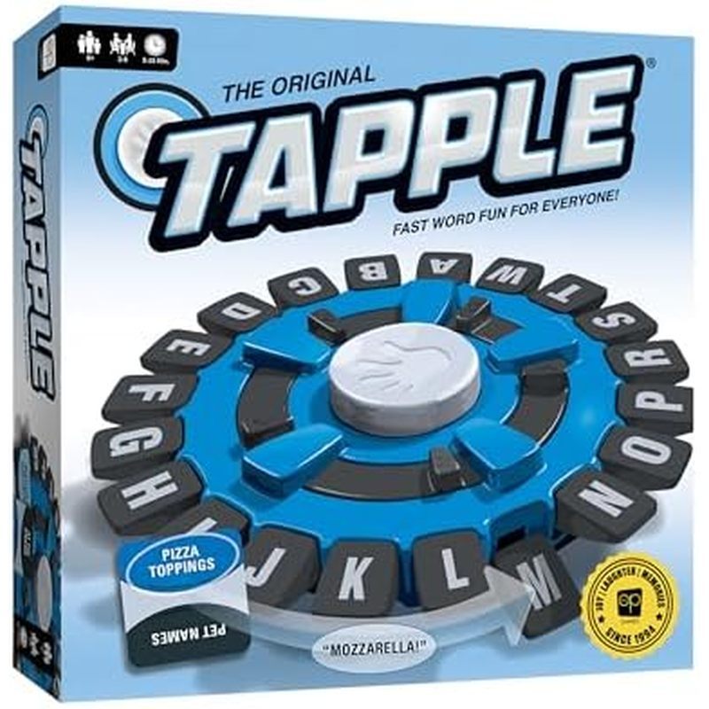 USAOPOLY O TAPPLE Original , Jogo De Tabuleiro Familiar Fast-Paced , Escolha Uma Categoria & amp ; Corrida Contra Tempor