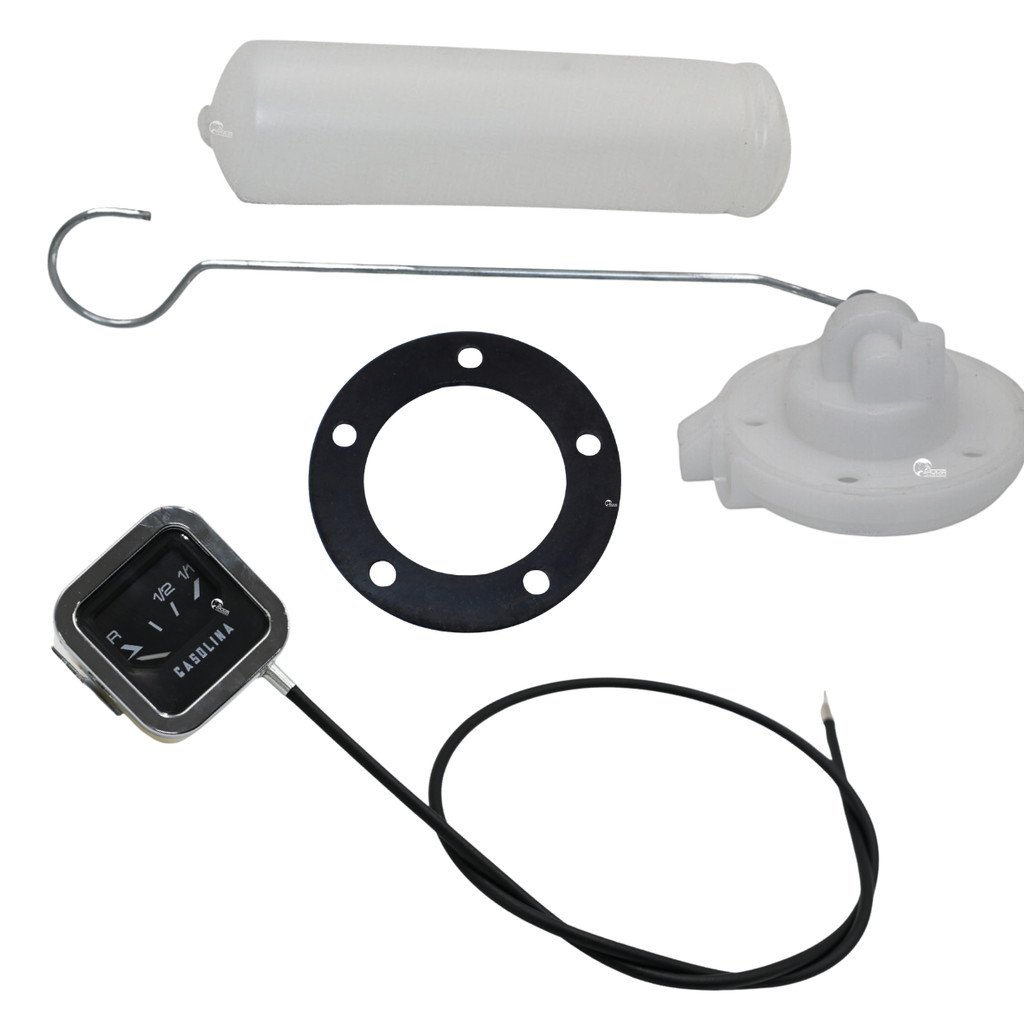 Kit Boia Tanque + Relogio Gasolina Fusca 1971 Ate 1977 Cromado