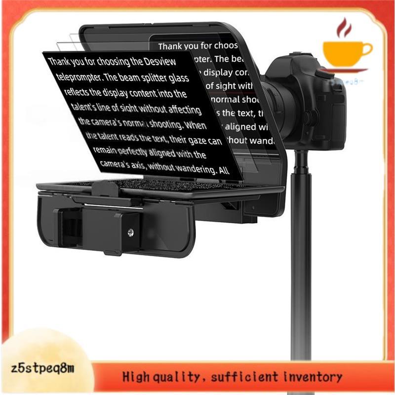 Teleprompter Smartphone T5 Para Câmera DSLR Entrevista Vídeo Vlog