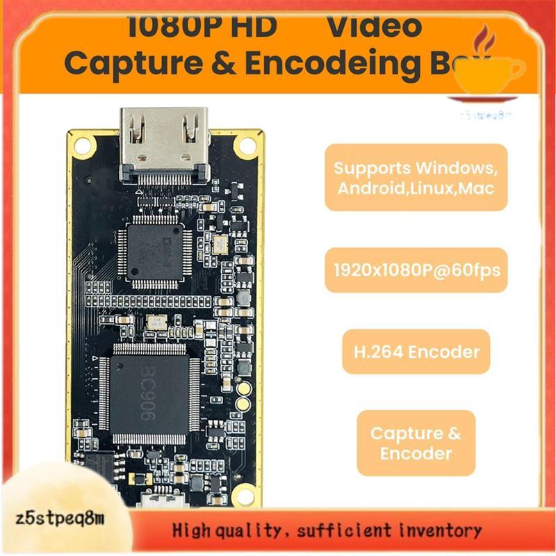 LCC260-Placa De Captura De Vídeo Compatível Para USB 2.0 H264 E MJPEG Dispositivo De Gravação De Áudio Codificador De Fl