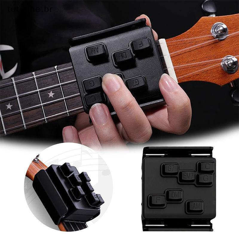 TU Ukulele Chord Presser Trainer Para Iniciantes Aid Easy Press Kit Ferramenta De Aprendizagem Assistida Por Acordes Ace