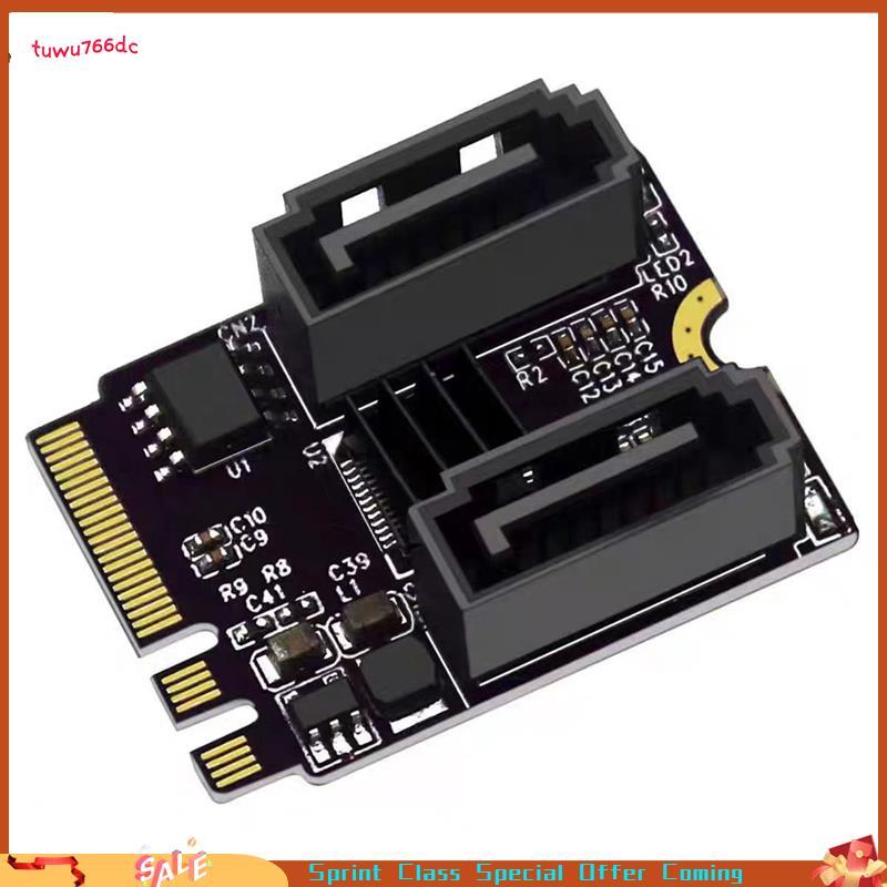 [Entrega Rápida BR] Placa De Expansão M2 Para SATA3.0 Chave A + E WIFI M . 2 SATA HDD Adaptador Adaptadora JMB582 Sem Un