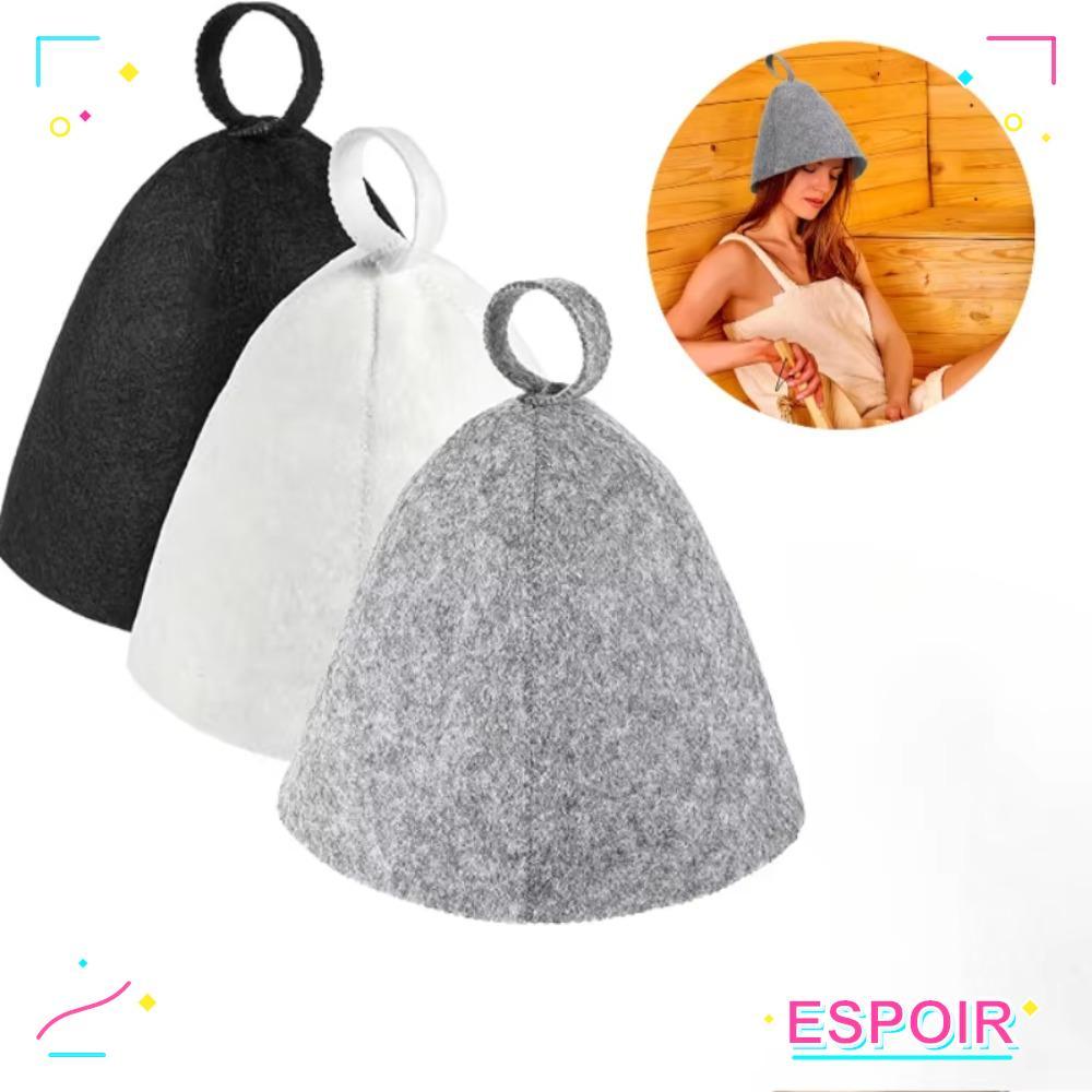 Chapéu De Sauna ESPOIR , Boné De Feltro Respirável Com Absorção De Suor , Capa De Cabeça , Proteção Térmica Elástica , R