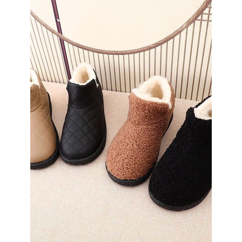 Botas de neve sapatos femininos 2025 outono inverno novo estilo sapatos de algodão sapatos mãe sapatos de algodão de alt
