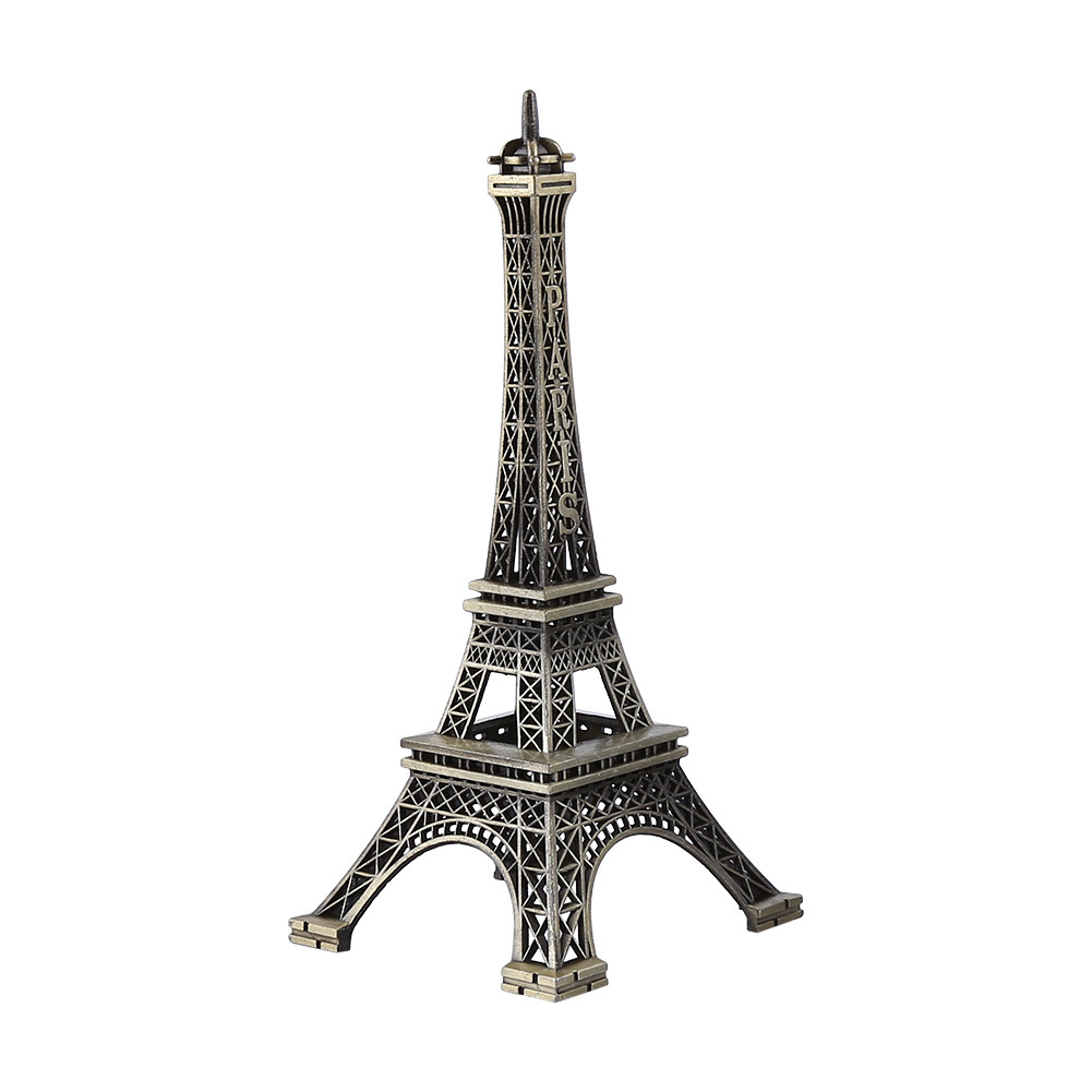 Tom de bronze paris torre eiffel estatueta estátua vintage liga modelo decoração