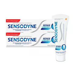 Kit 2 Creme Dental Sensodyne Repair & Protect para Dentes Sensíveis 100g