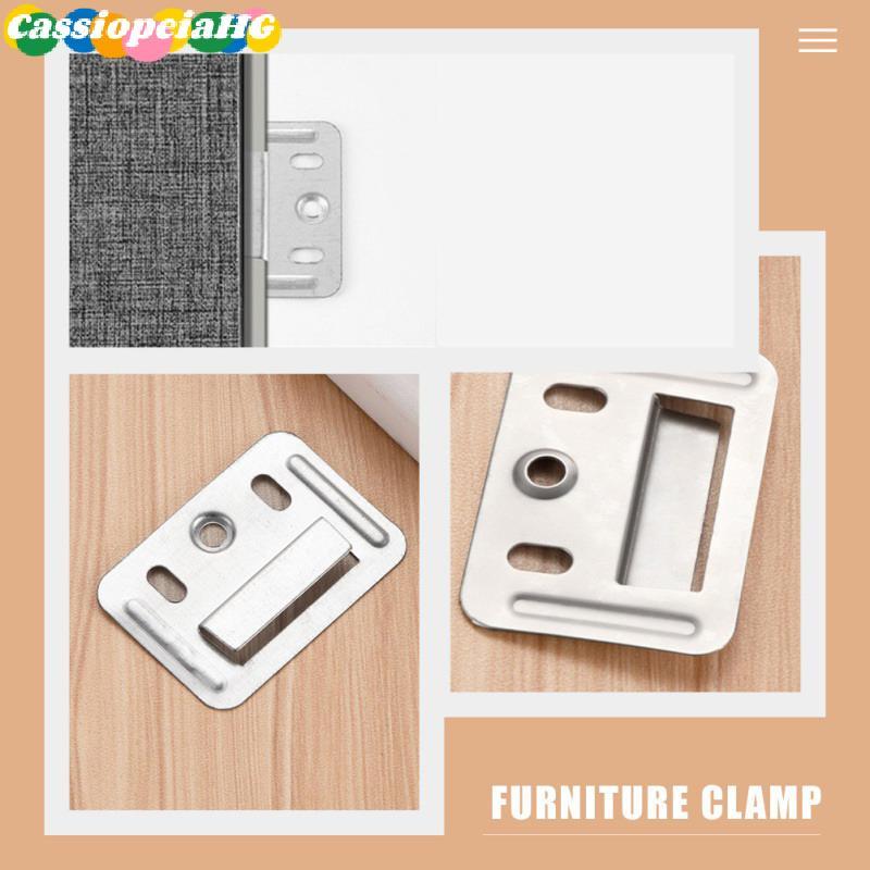 (Cassiopeiahg) 50/100 Peças Placa De Fibra De Bambu Bule Para Painel De Parede Integrado Conector De Aço Inoxidável Braç