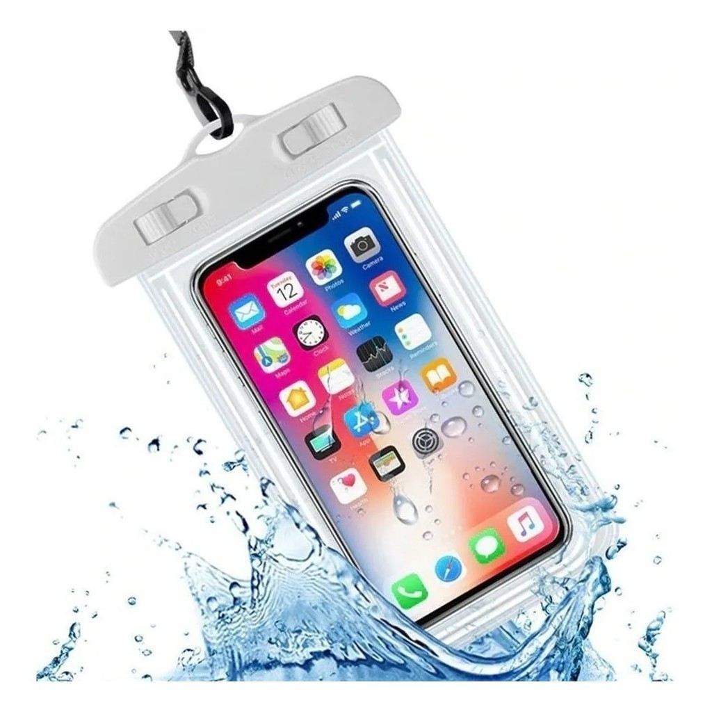 Capa de Celular à Prova D´água Cores Sortidas para Natação Viagens e Mergulhos