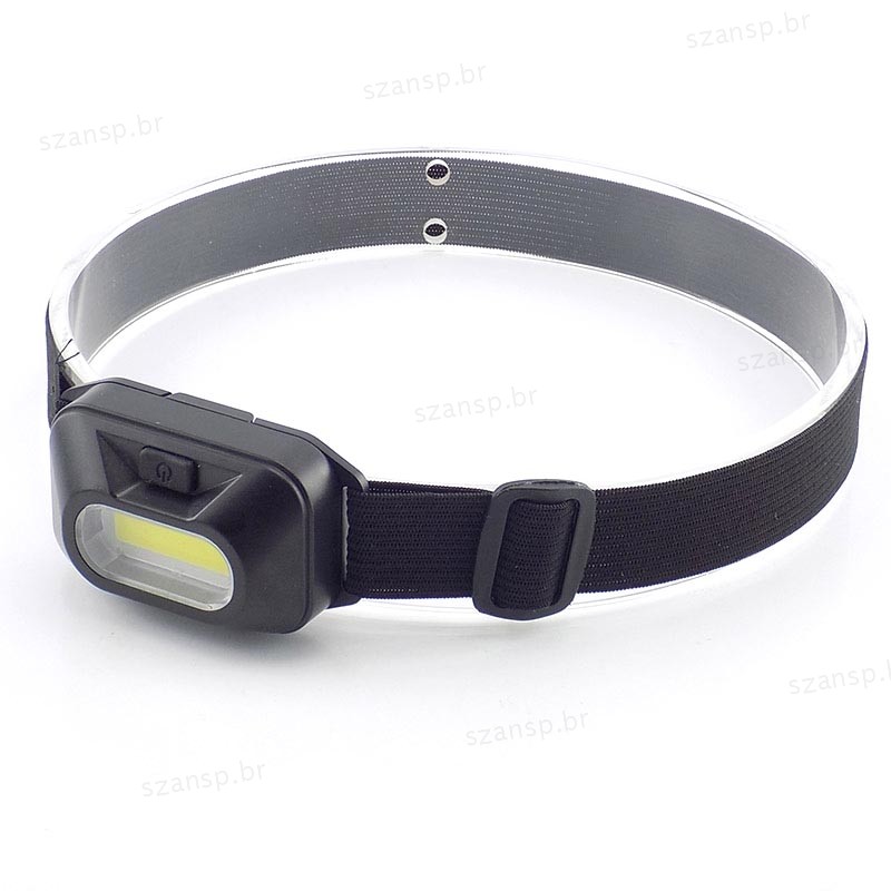 3 Modos Mini COB LED Farol Cabeça Luz Lâmpada Tocha Lanterna 3xAAA Bateria Para Acampamento Ao Ar Livre Equitação Pesca
