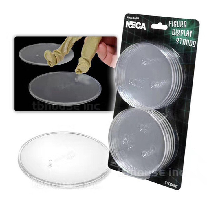 NECA Alien Shape Predator Car Base Transparente Branco Preto 20-27cm Boneca Modelo Universal