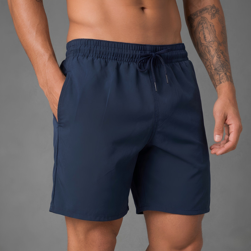 Shorts Tactel Masculino Liso Premium Secagem Rápida Casual Academia