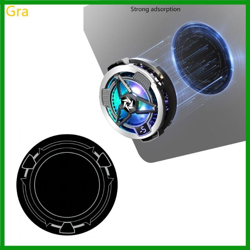 Gra Telefone Ventilador Refrigeração Folhas Placa Radiador Folha Adesivo 6cm 9cm Metal Suporte Para