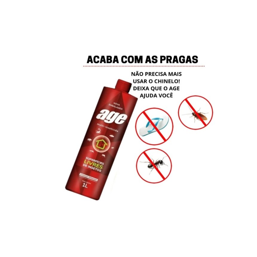Age (antigo Arraze) 1 Litro Dedetizador Liquido