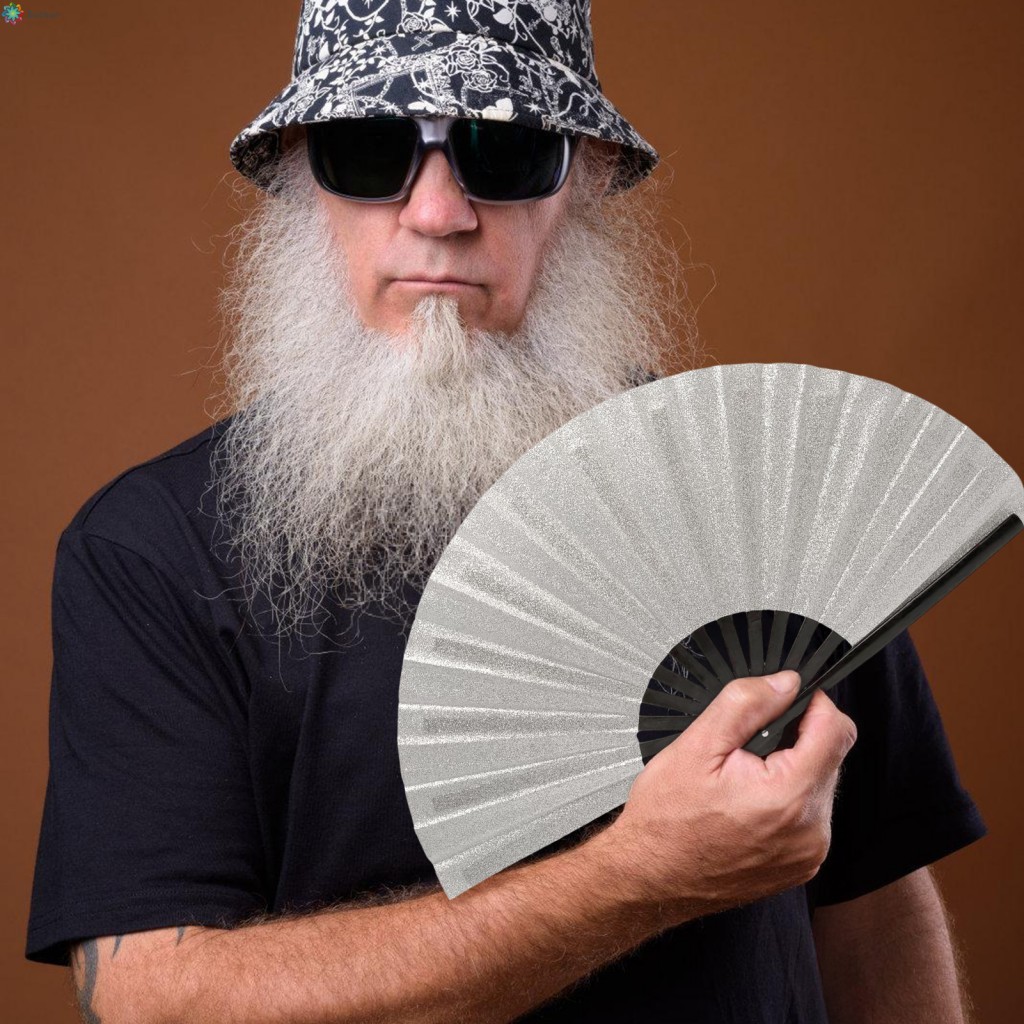 Ventilador Portátil De Seda Lisa Kung Fu Tai Chi Para Adultos , Crianças , Idosos