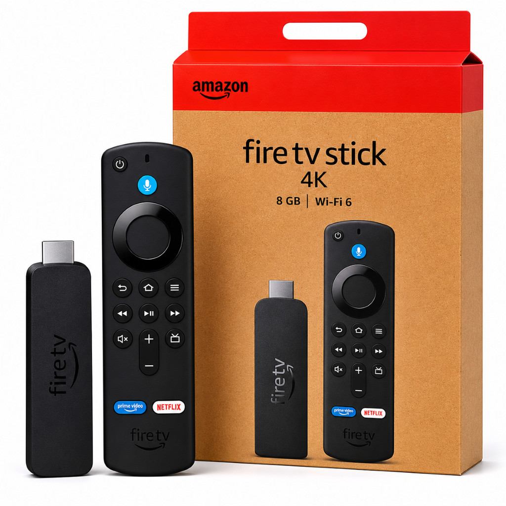 Amazon Fire TV Stick 4K Original WiFi 6 Alexa 8GB Streaming Ultra HD Smart TV