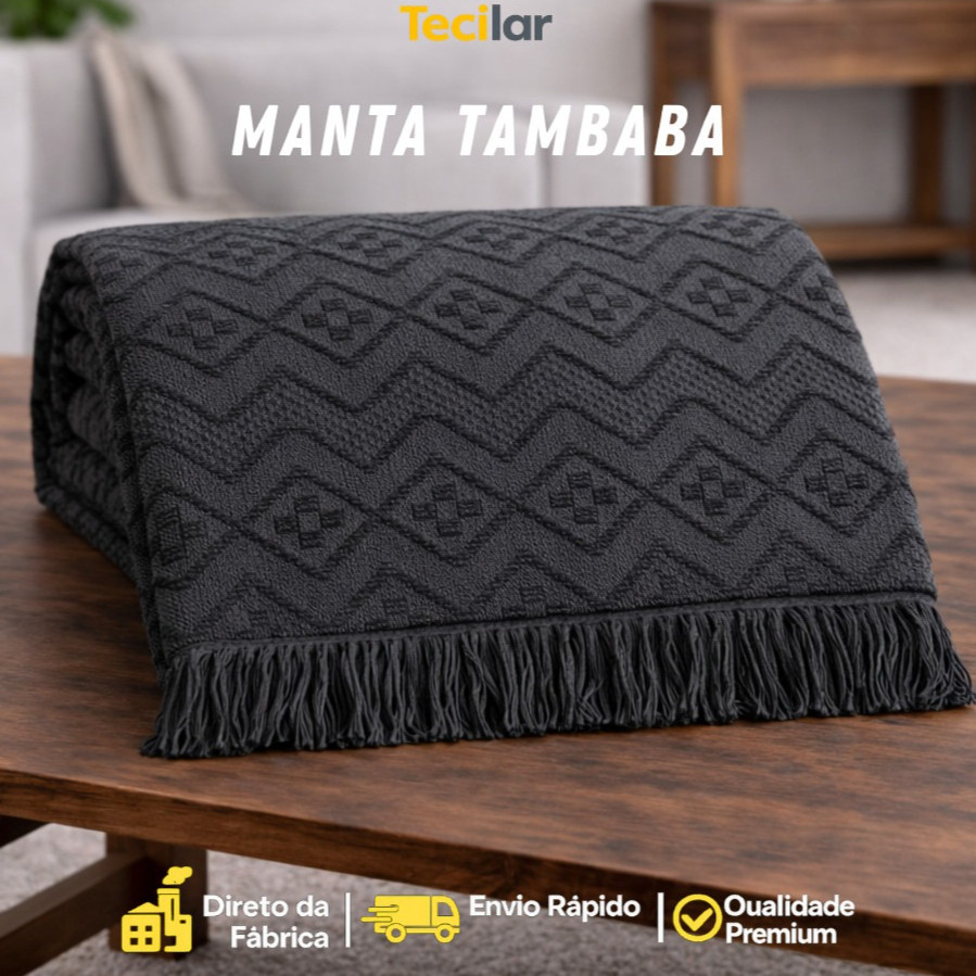 Manta 2,40×1,80m Grande para Sofá | Direto da fabrica | 100% Algodão | Capa Protetor | Decorativa