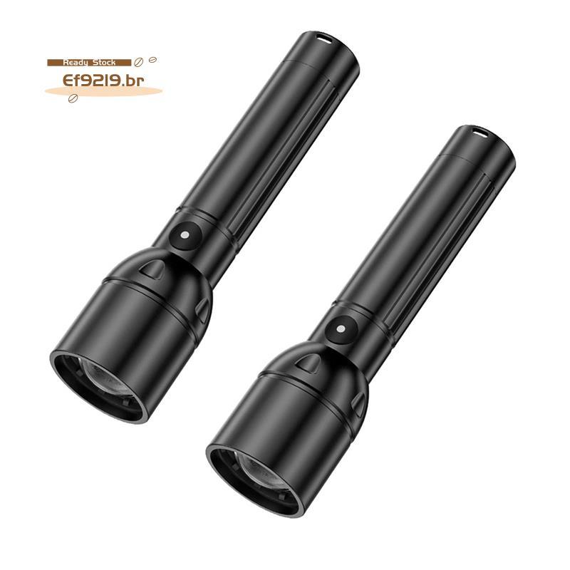 [Oferta Especial E] Lanterna De 2 Pacotes De Luz De Flash Brilhante Recarregável De Alto Lúmen , Lanternas LED De Bolso 