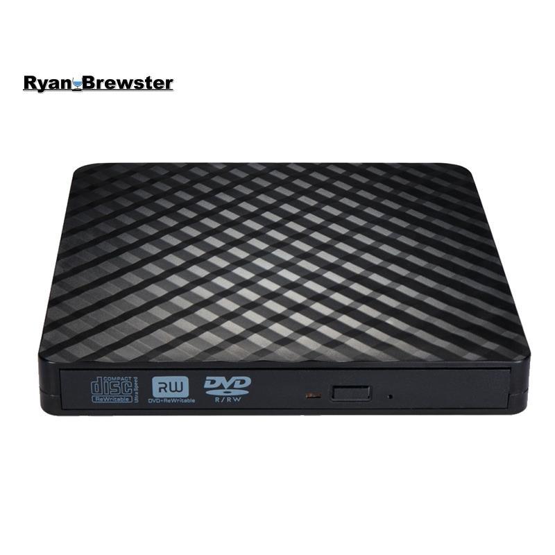 [Preferência R] Unidade De CD DVD Externa , Leitor Portátil USB 3.0 E Tipo C +/- Rw Drive , Gravador De/ROM ,