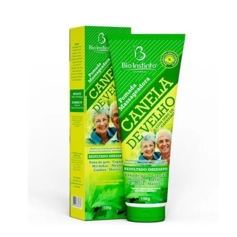 Pomada Tira  Dores Canela de Velho 150g Bio Instinto
