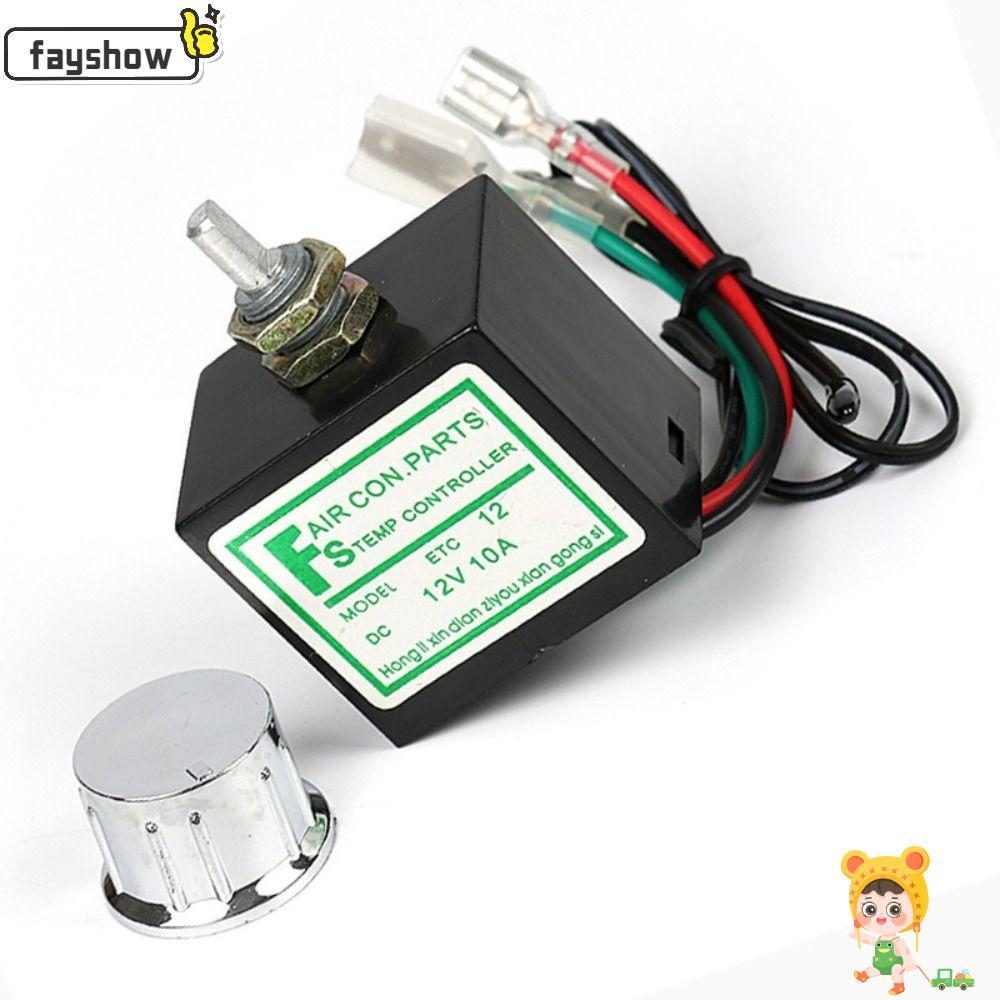 Termostato De Ar Condicionado De Carro FAYSHOW , Eletrônico Acessório Automático 12V/24V