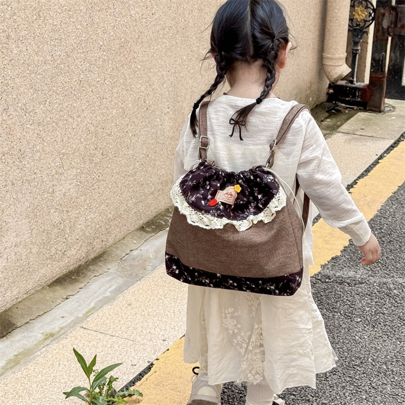 Moda novo estilo crianças dopamina Ballet estilo Mini mochila na moda menina bebê bonito pequeno saco de escola pequena