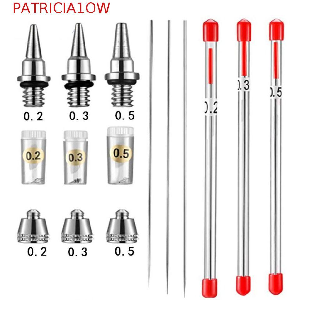 PATRICIA1OW Bico De Aerógrafo Agulha De Pulverização 0.2 Mm/0.3 0.5 Ferramenta De Pintura Acessórios Para Pulverizador C