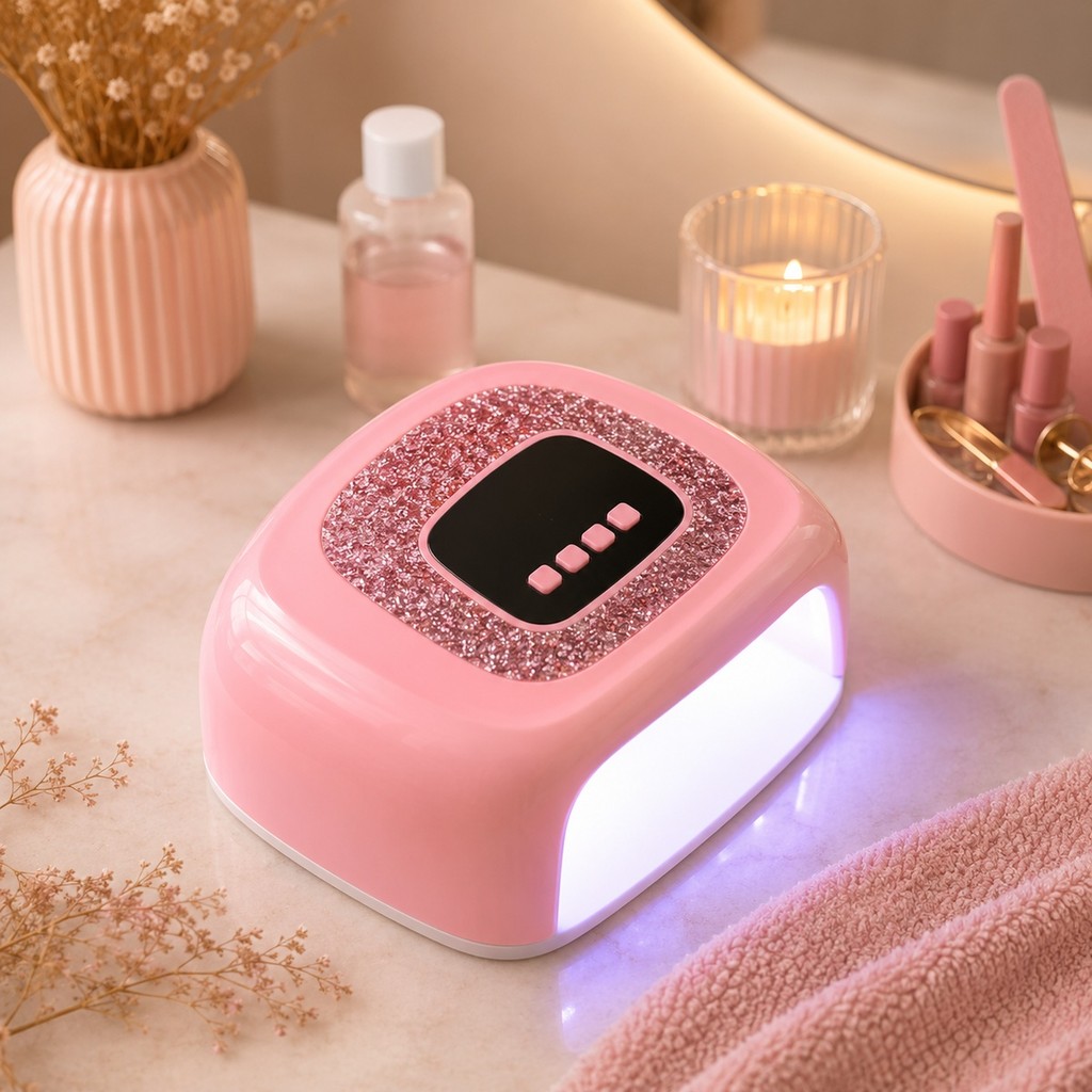Cabine Secadora de Unhas Gel UV LED 45 LEDs Sensor Automático Bivolt 365nm 405nm Alta Durabilidade BL-410