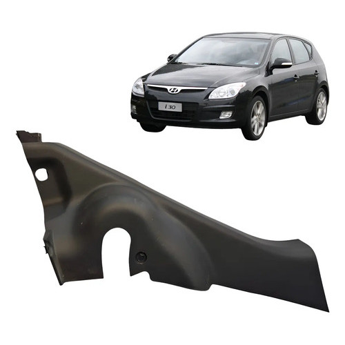 Acabamento Soleira Traseiro Direito Hyundai I30 2010 Preto