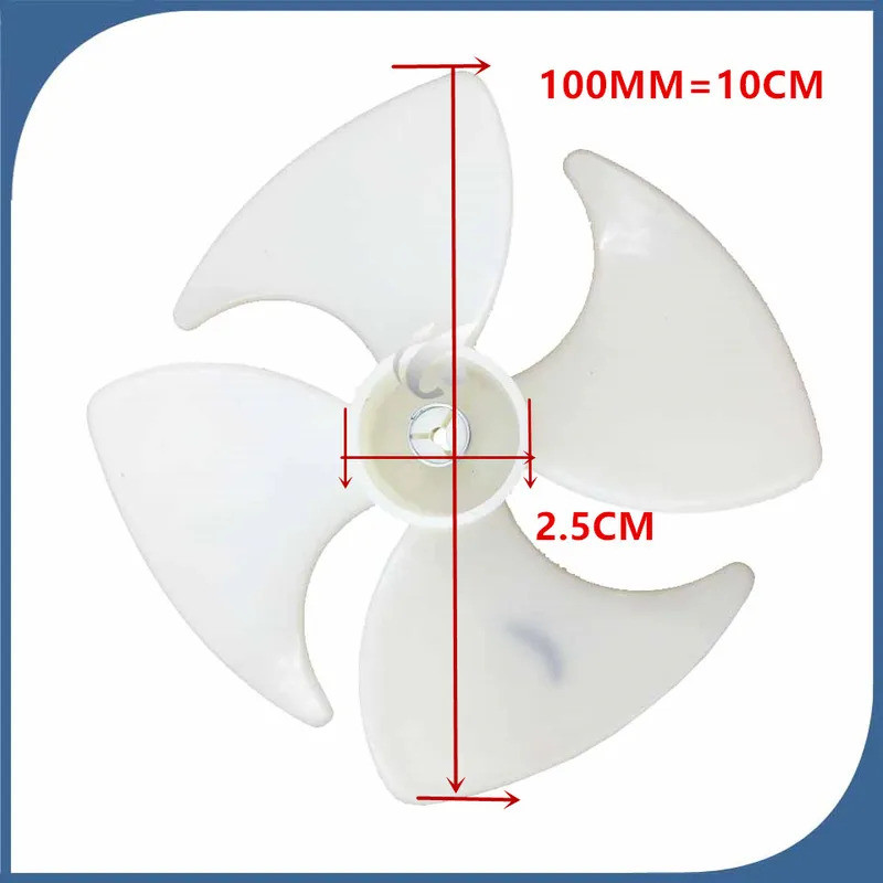 1 Peça Novo Para Geladeira Ventilador De Refrigeração 10cm Lâmina De motor YZF-1-6.5-R H