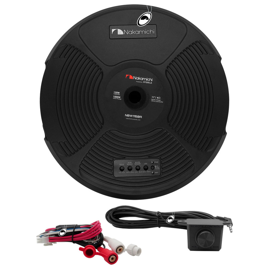 Caixa Amplificada Subwoofer Estepe Nakamichi NBW1150A