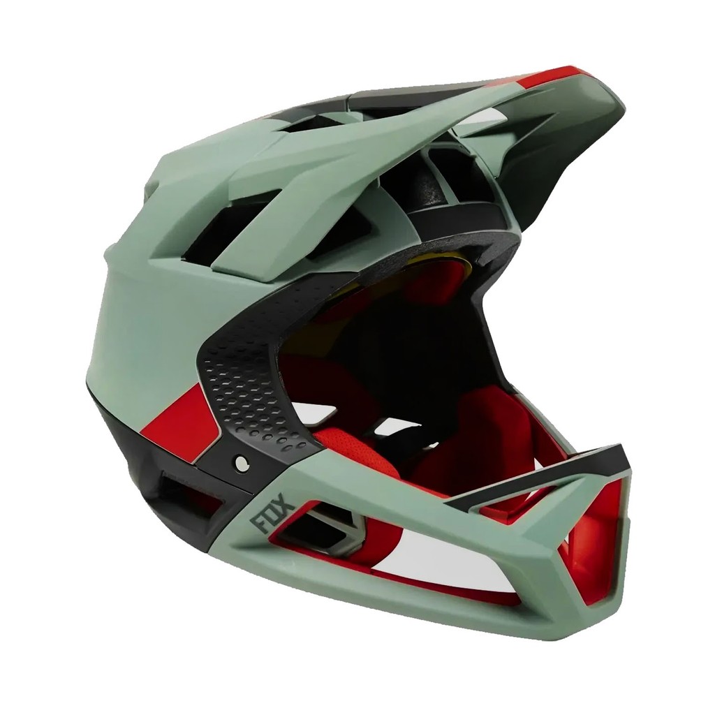 Capacete Fox Proframe Full Face Mips Downhill Mtb Verde