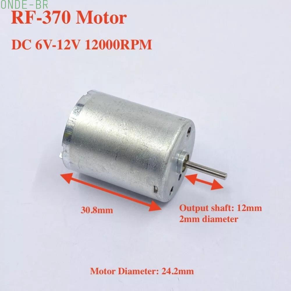 High RPM DC Motor RF370CA Suitable for Solar Applications and DIY Toys