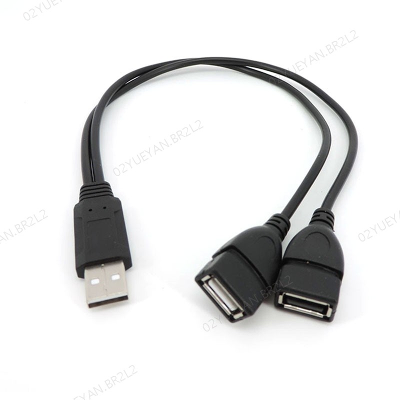 1 usb 2.0 Macho Para 2 Vias Fêmea OTG Divisor Adaptador De Dados De Energia Conector DC Extensor De Cabo De Carregamento