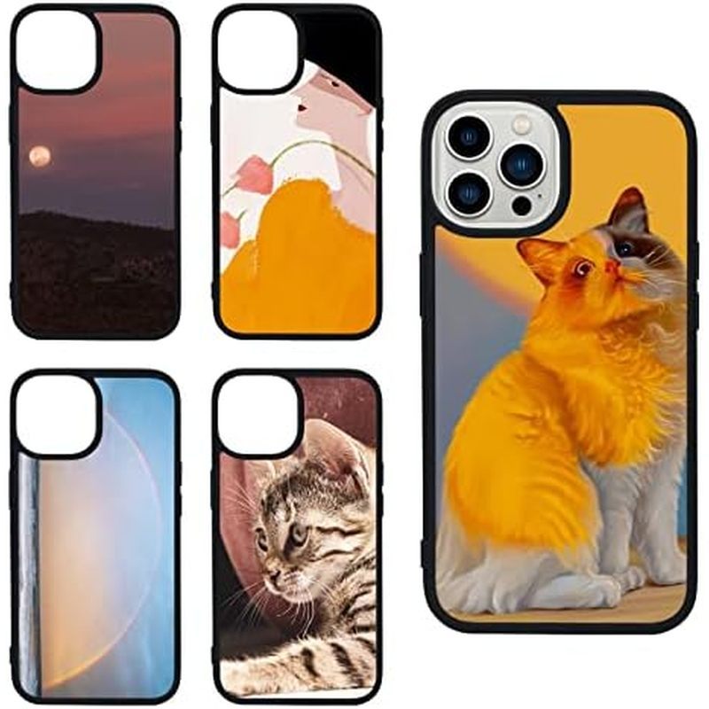 5 PCS Capa De Telefone De Sublimação Para iPhone 13 Pro 6.1 Polegadas Em Branco Impressão Capas Personalizadas DIY Borra