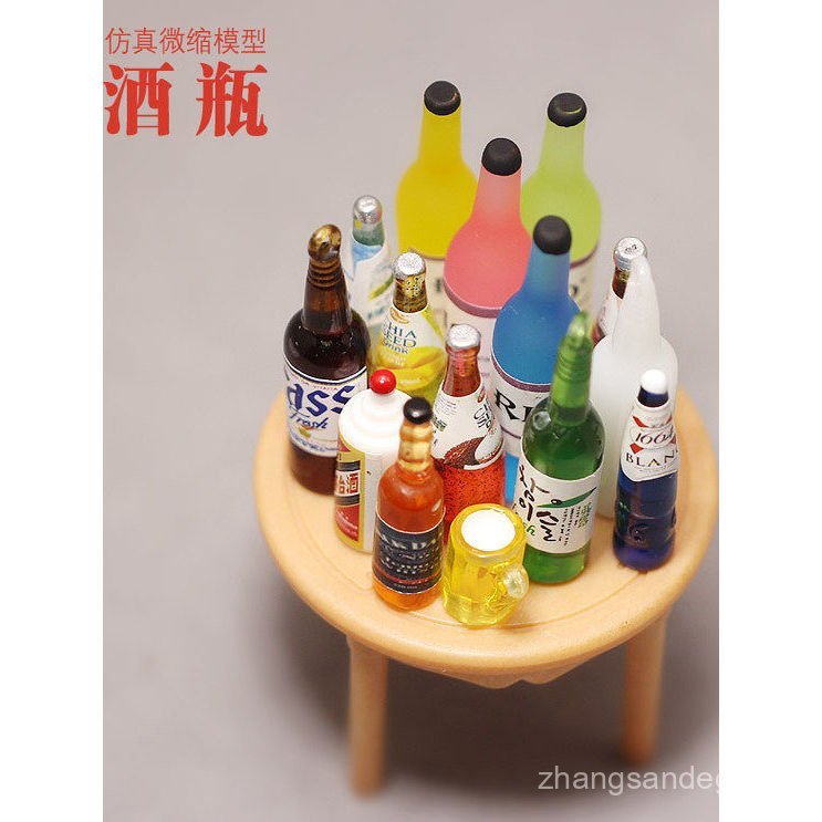Novos acessórios em miniatura para cenas de comida e bebida, decorações em miniatura para fotografia. Enviados aleatoria