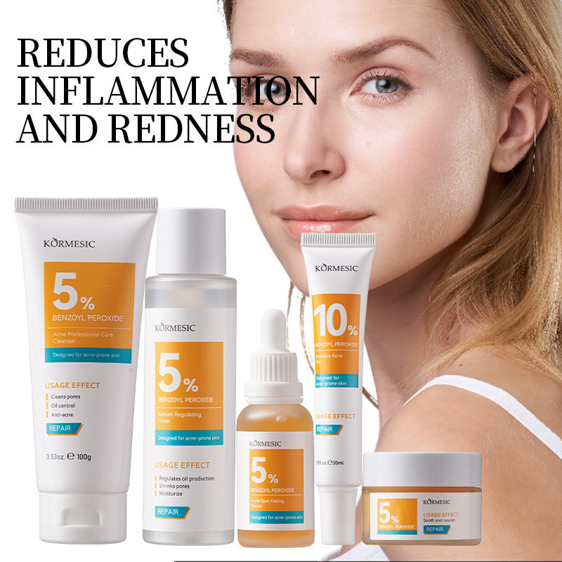 100g Limpador Facial-Kit De Cuidados Com A Pele Limpeza Profunda Controle De Óleo Hidratante Anti Acne Soro Creme Para O