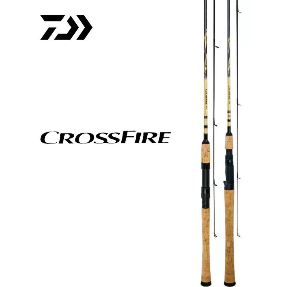 Daiwa daiwa 26 crossfire crossfire através do fio de fogo cavalo boca isca vara de pesca longo-quente bico vara de pesca