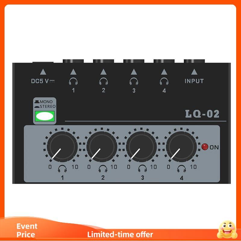 Alto-Falante Inteligente LQ-02 MINI Amplificador De Fone De Ouvido Estéreo Áudio Quatro Canais/MONO Controle De Botão Se