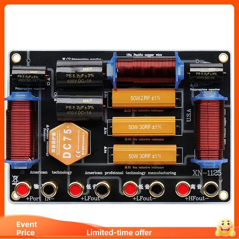 Alto-Falante Crossover 1300W Divisor De Duas Frequências De Alta Potência Um Dois Baixos Para Duplo De 10 Polegadas/12/1