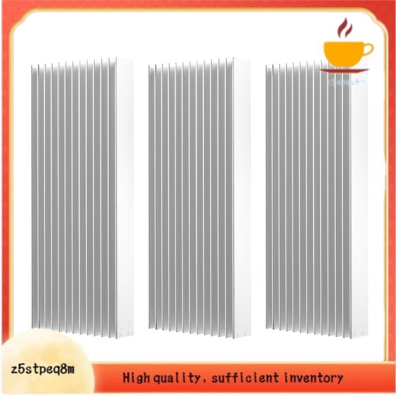 3 Peças Amplificador De Potência De Alumínio Dissipador De Calor 100X40X11mm